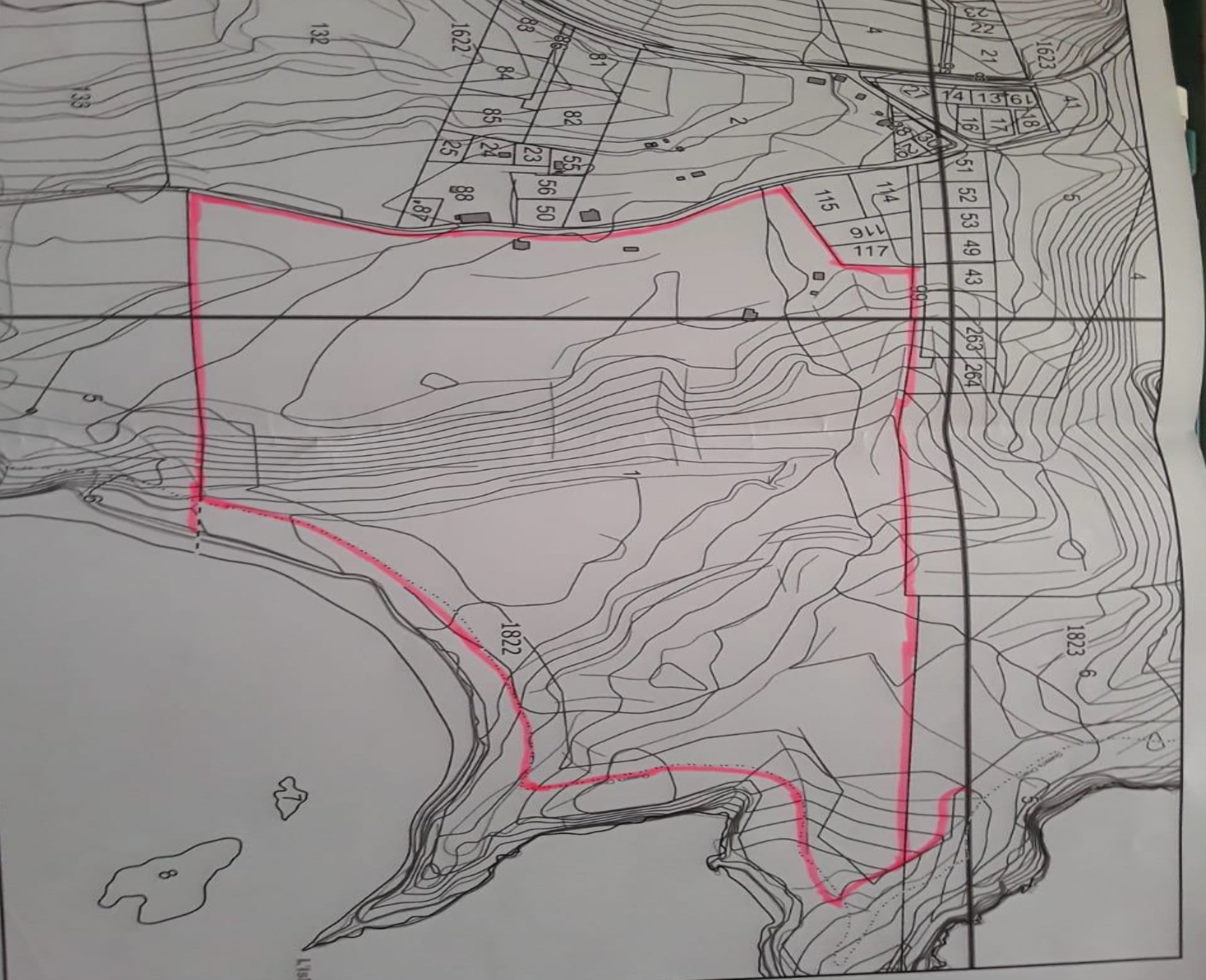 84 acres of real estate for sale in Micoud - Honeymoon Beach Map